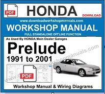 Honda Prelude Service Repair Workshop Manual